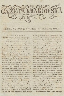 Gazeta Krakowska. 1824, nr 32