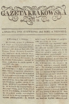Gazeta Krakowska. 1824, nr 33