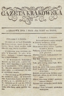 Gazeta Krakowska. 1824, nr 36