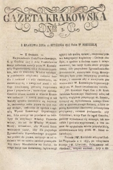 Gazeta Krakowska. 1818, nr 3