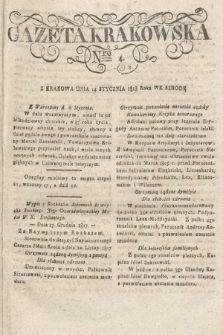 Gazeta Krakowska. 1818, nr 4