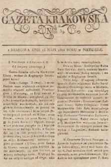 Gazeta Krakowska. 1824, nr 39