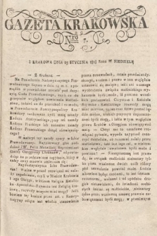 Gazeta Krakowska. 1818, nr 7