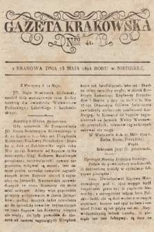 Gazeta Krakowska. 1824, nr 41