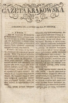 Gazeta Krakowska. 1818, nr 11