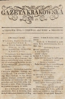 Gazeta Krakowska. 1824, nr 45