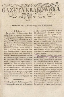 Gazeta Krakowska. 1818, nr 13