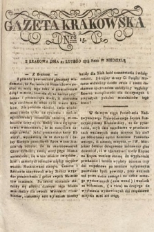 Gazeta Krakowska. 1818, nr 15