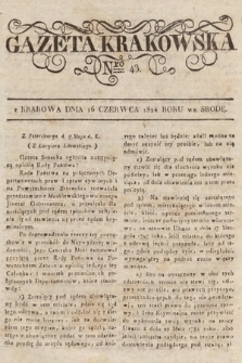 Gazeta Krakowska. 1824, nr 48
