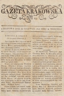 Gazeta Krakowska. 1824, nr 49