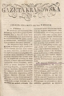 Gazeta Krakowska. 1818, nr 17