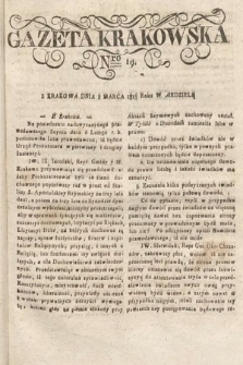 Gazeta Krakowska. 1818, nr 19