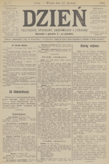 Dzień Polityczny, Społeczny, Ekonomiczny i Literacki. 1904, nr 7