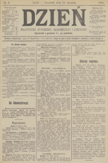 Dzień Polityczny, Społeczny, Ekonomiczny i Literacki. 1904, nr 9