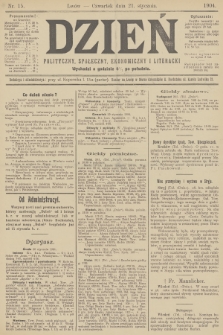 Dzień Polityczny, Społeczny, Ekonomiczny i Literacki. 1904, nr 15