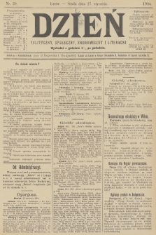 Dzień Polityczny, Społeczny, Ekonomiczny i Literacki. 1904, nr 20