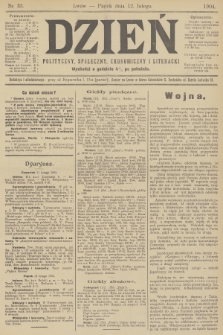 Dzień Polityczny, Społeczny, Ekonomiczny i Literacki. 1904, nr 33