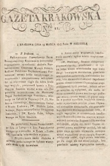 Gazeta Krakowska. 1818, nr 21