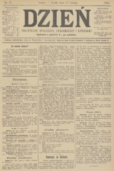 Dzień Polityczny, Społeczny, Ekonomiczny i Literacki. 1904, nr 37