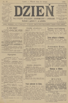 Dzień Polityczny, Społeczny, Ekonomiczny i Literacki. 1904, nr 43