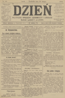 Dzień Polityczny, Społeczny, Ekonomiczny i Literacki. 1904, nr 48