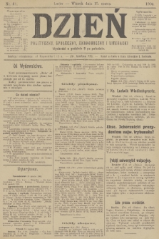 Dzień Polityczny, Społeczny, Ekonomiczny i Literacki. 1904, nr 61