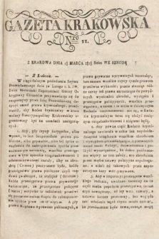 Gazeta Krakowska. 1818, nr 22