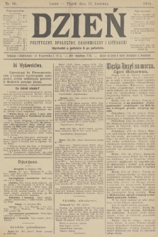 Dzień Polityczny, Społeczny, Ekonomiczny i Literacki. 1904, nr 86
