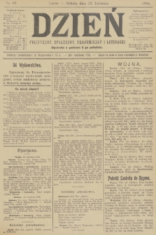 Dzień Polityczny, Społeczny, Ekonomiczny i Literacki. 1904, nr 93