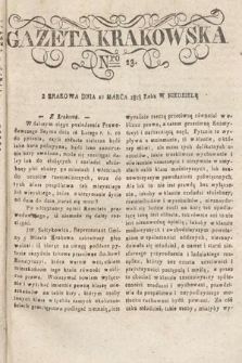 Gazeta Krakowska. 1818, nr 23