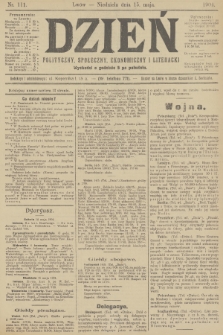 Dzień Polityczny, Społeczny, Ekonomiczny i Literacki. 1904, nr 111