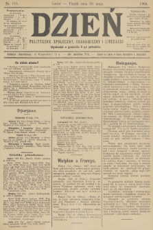 Dzień Polityczny, Społeczny, Ekonomiczny i Literacki. 1904, nr 115