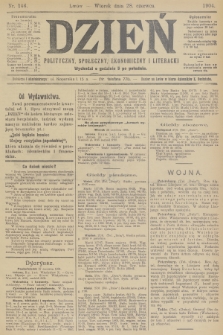 Dzień Polityczny, Społeczny, Ekonomiczny i Literacki. 1904, nr 146
