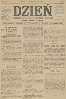 Dzień Polityczny, Społeczny, Ekonomiczny i Literacki. 1904, nr 172