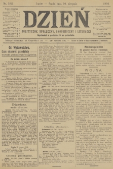 Dzień Polityczny, Społeczny, Ekonomiczny i Literacki. 1904, nr 182