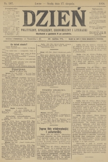 Dzień Polityczny, Społeczny, Ekonomiczny i Literacki. 1904, nr 187
