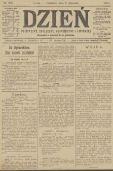 Dzień Polityczny, Społeczny, Ekonomiczny i Literacki. 1904, nr 206