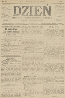 Dzień Polityczny, Społeczny, Ekonomiczny i Literacki. 1904, nr 208