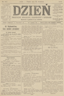 Dzień Polityczny, Społeczny, Ekonomiczny i Literacki. 1904, nr 212