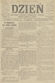 Dzień Polityczny, Społeczny, Ekonomiczny i Literacki. 1904, nr 219