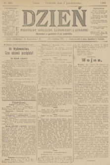 Dzień Polityczny, Społeczny, Ekonomiczny i Literacki. 1904, nr 225