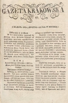 Gazeta Krakowska. 1818, nr 27