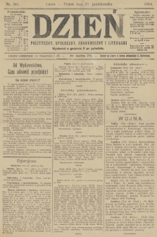 Dzień Polityczny, Społeczny, Ekonomiczny i Literacki. 1904, nr 241