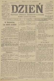 Dzień Polityczny, Społeczny, Ekonomiczny i Literacki. 1904, nr 244