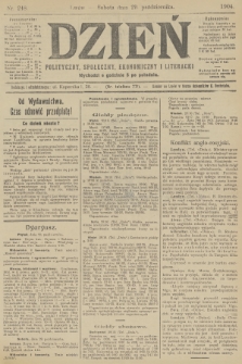 Dzień Polityczny, Społeczny, Ekonomiczny i Literacki. 1904, nr 248