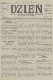 Dzień Polityczny, Społeczny, Ekonomiczny i Literacki. 1904, nr 264