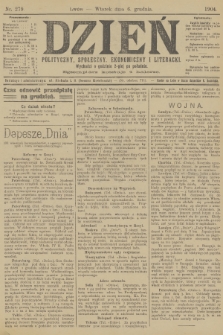 Dzień Polityczny, Społeczny, Ekonomiczny i Literacki. 1904, nr 279