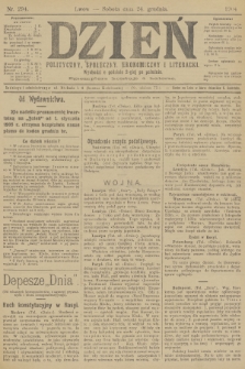 Dzień Polityczny, Społeczny, Ekonomiczny i Literacki. 1904, nr 294