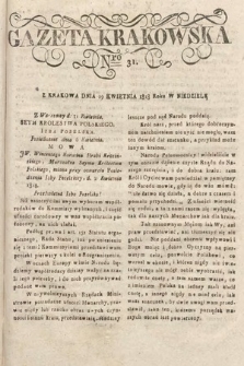 Gazeta Krakowska. 1818, nr 31