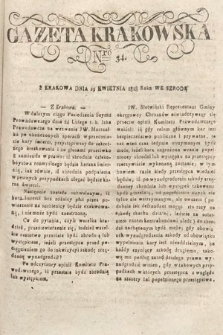 Gazeta Krakowska. 1818, nr 34